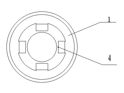 Fixed connecting device for dental implant