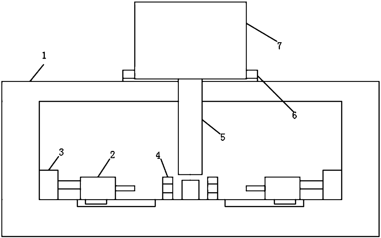 Processing device for two-way opening of supporting ring conveniently