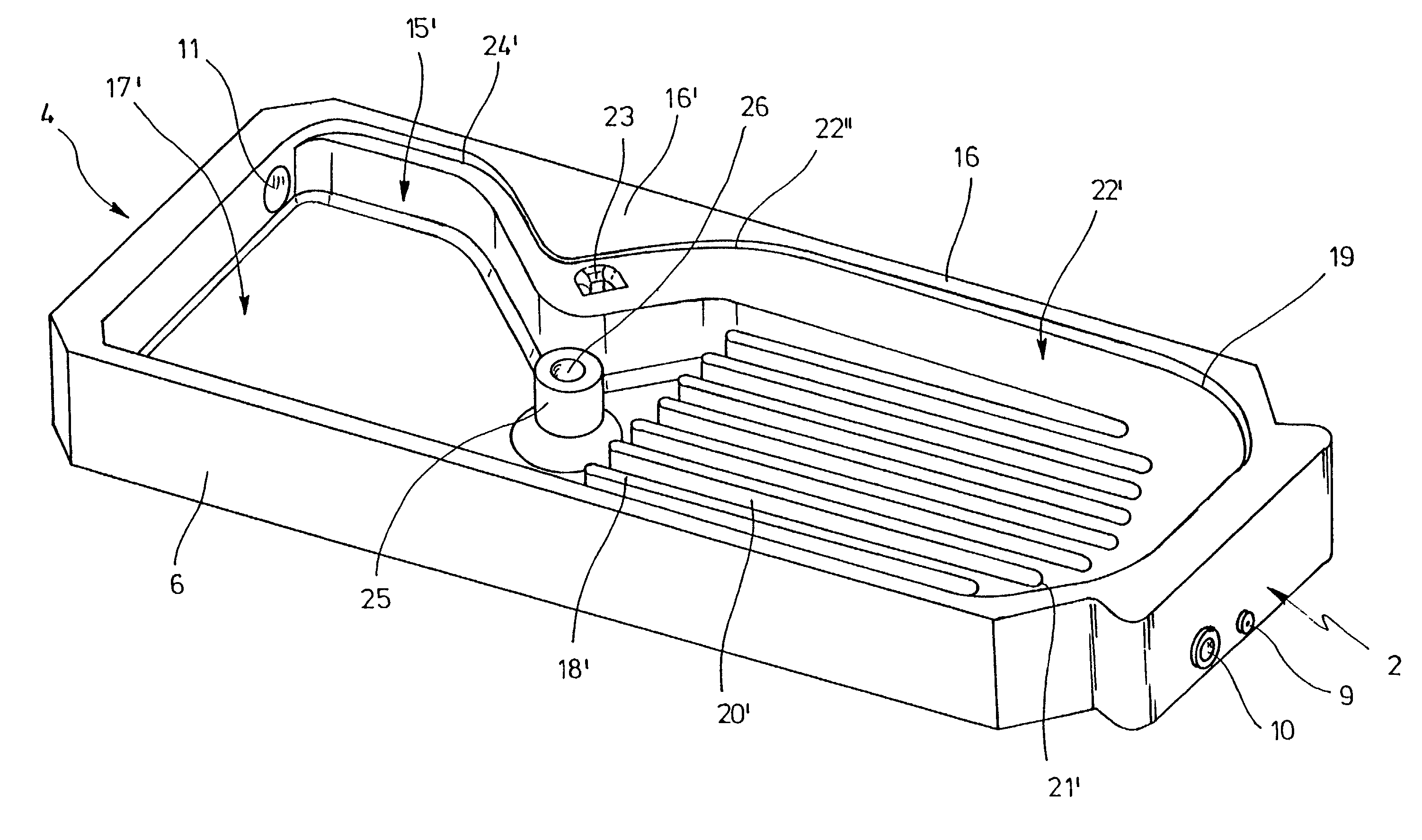 Microfluidic accumulating and proportioning component