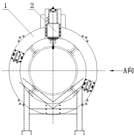 Power unit assembly of drill milling head