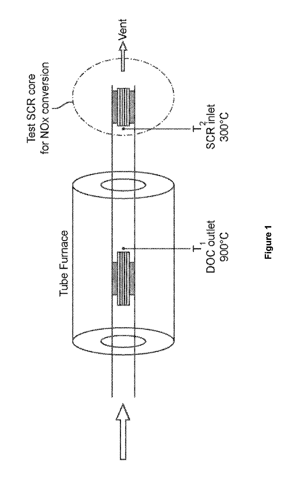 Exhaust system for a compression ignition engine having a capture face for volatilised platinum