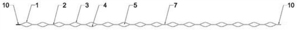 Black ceramic metal full-flow-channel solar heat collector and manufacturing method therefor