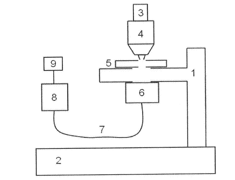 Device and method for in situ measurement of energy distribution of focused laser faculae