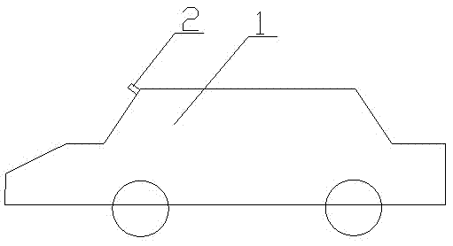 Intelligent automobile traveling reminding system