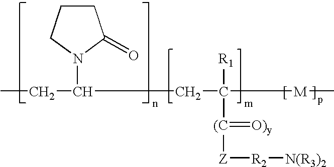 Disinfecting compositions containing a polymer complex of an organic acid