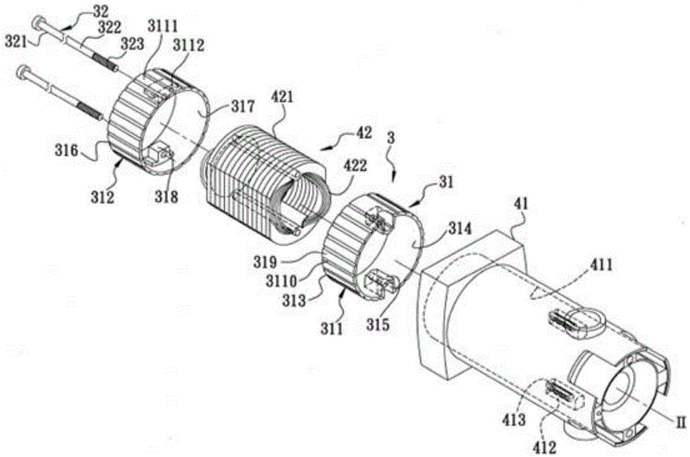 Electric leakage prevention mechanical structure of electric tool