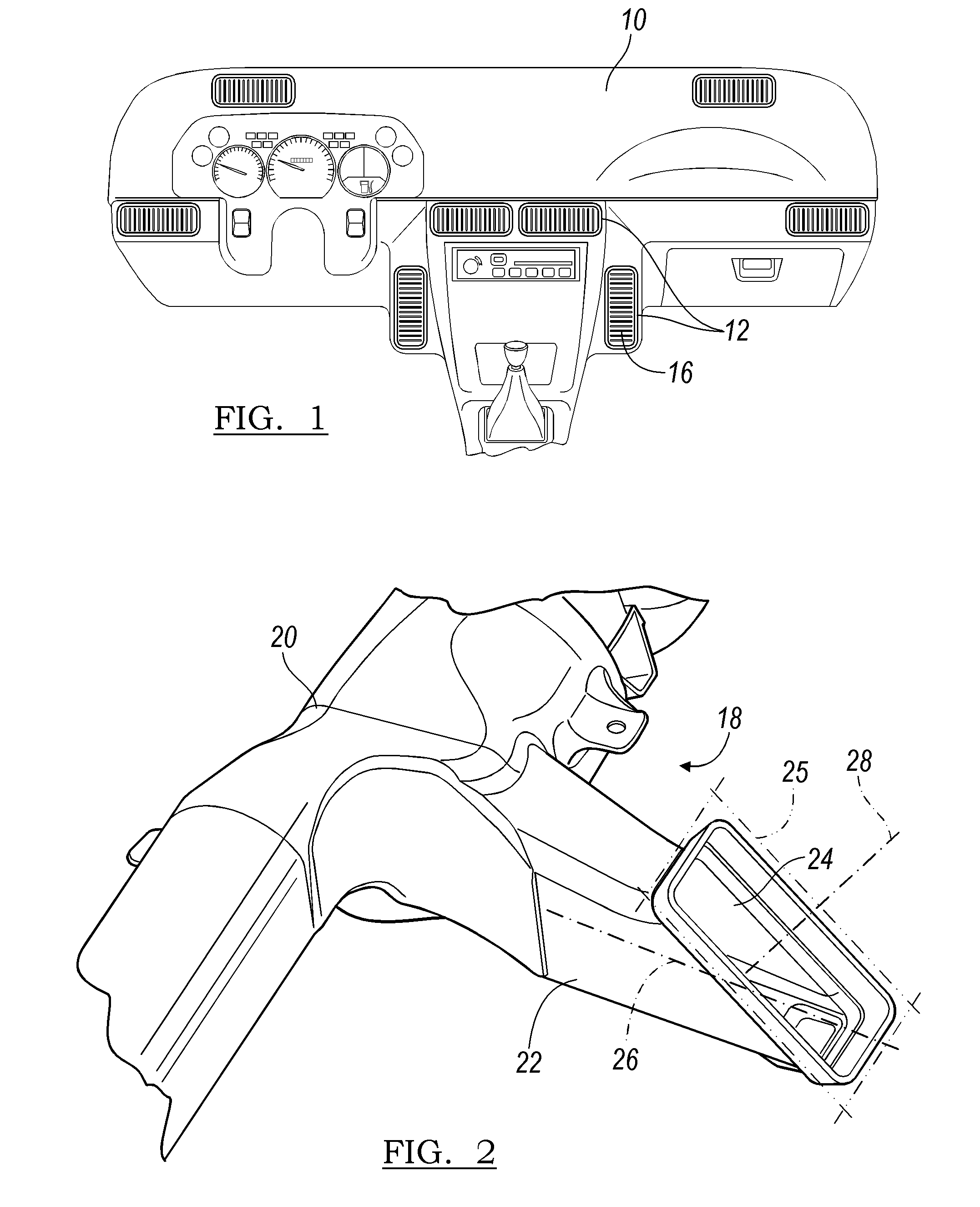 Vehicle register air flow straightener