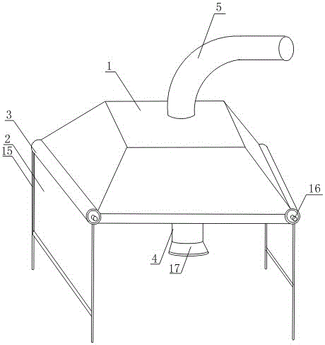 Multifunctional intelligent kitchen air optimizing equipment