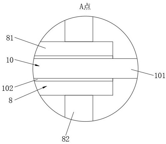 High-speed stirring device for new material production