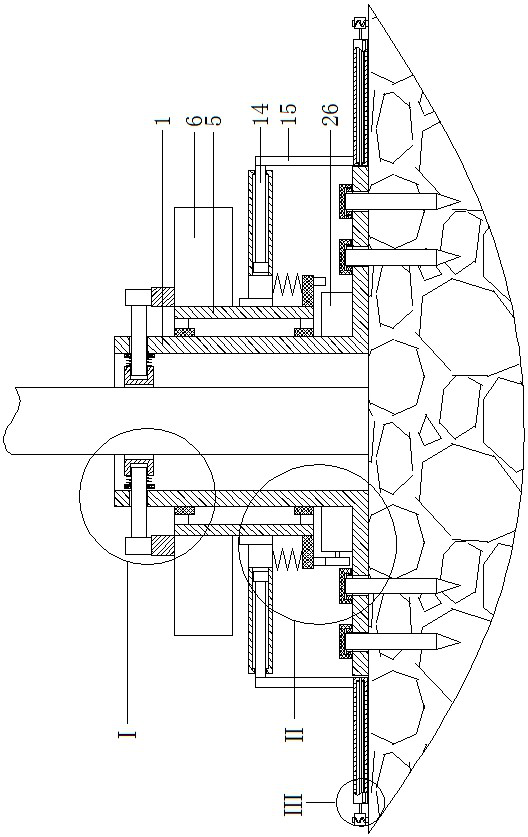 Automatic weeding device for fruit tree planting