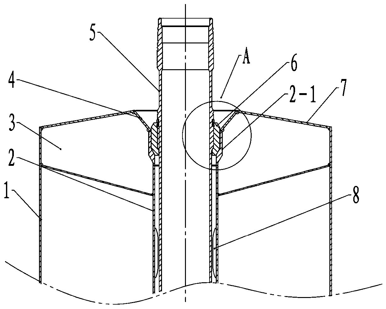 Wellhead stabilizing device for ocean drilling construction