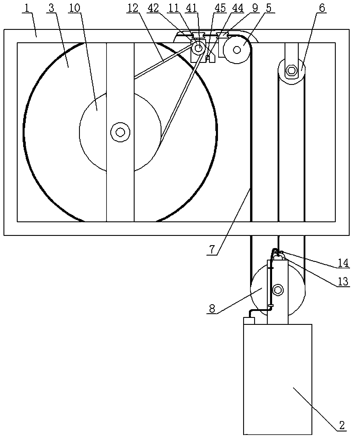 Pore-forming detection device and probe extending-retracting mechanism thereof