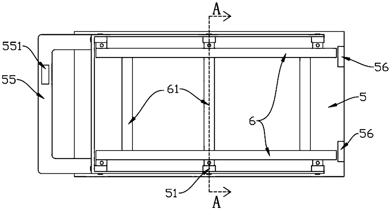 Table board replacing device