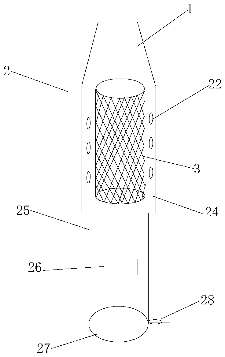 Cigarette ash collection device