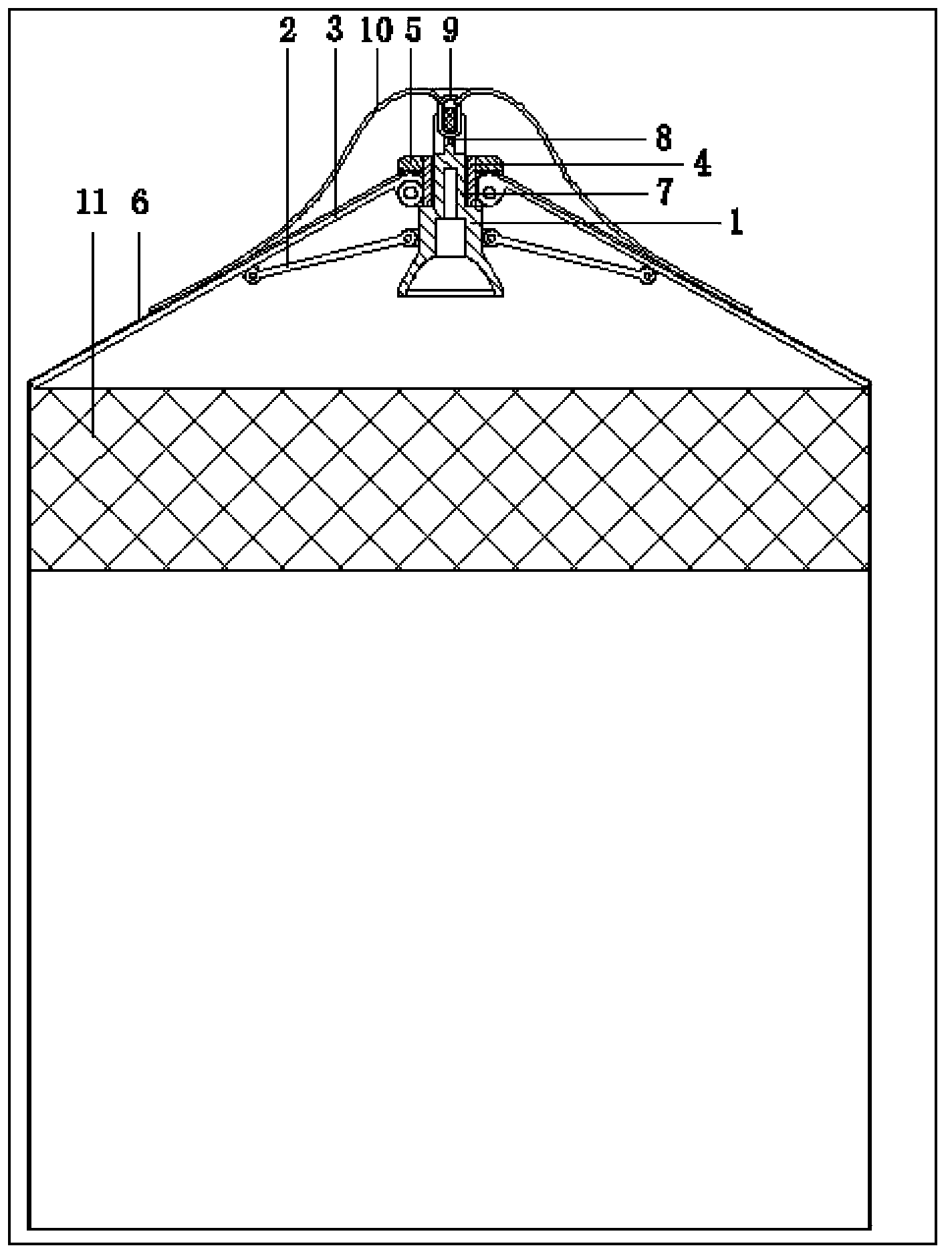 A foldable summer cool cloak