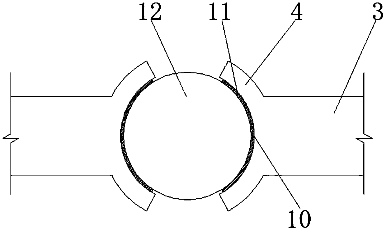 Bending device of engineering machinery cab framework