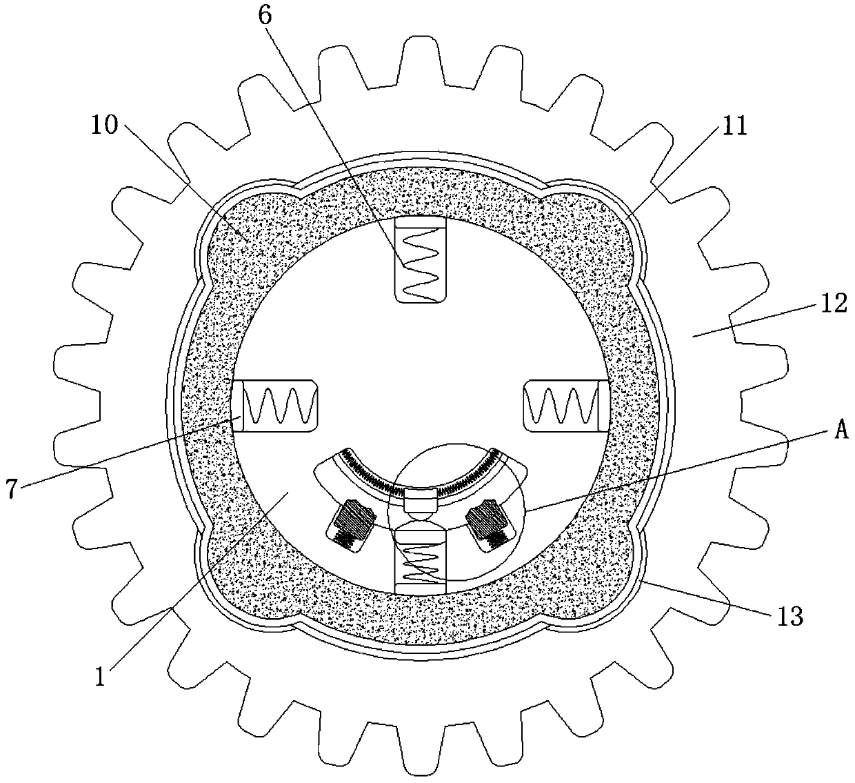 Centrifugal protection electromagnetic adsorption type electrorheological glass lifter motor