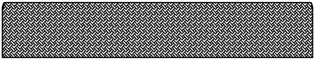 Composite material, automobile spare tire cover and preparation method thereof