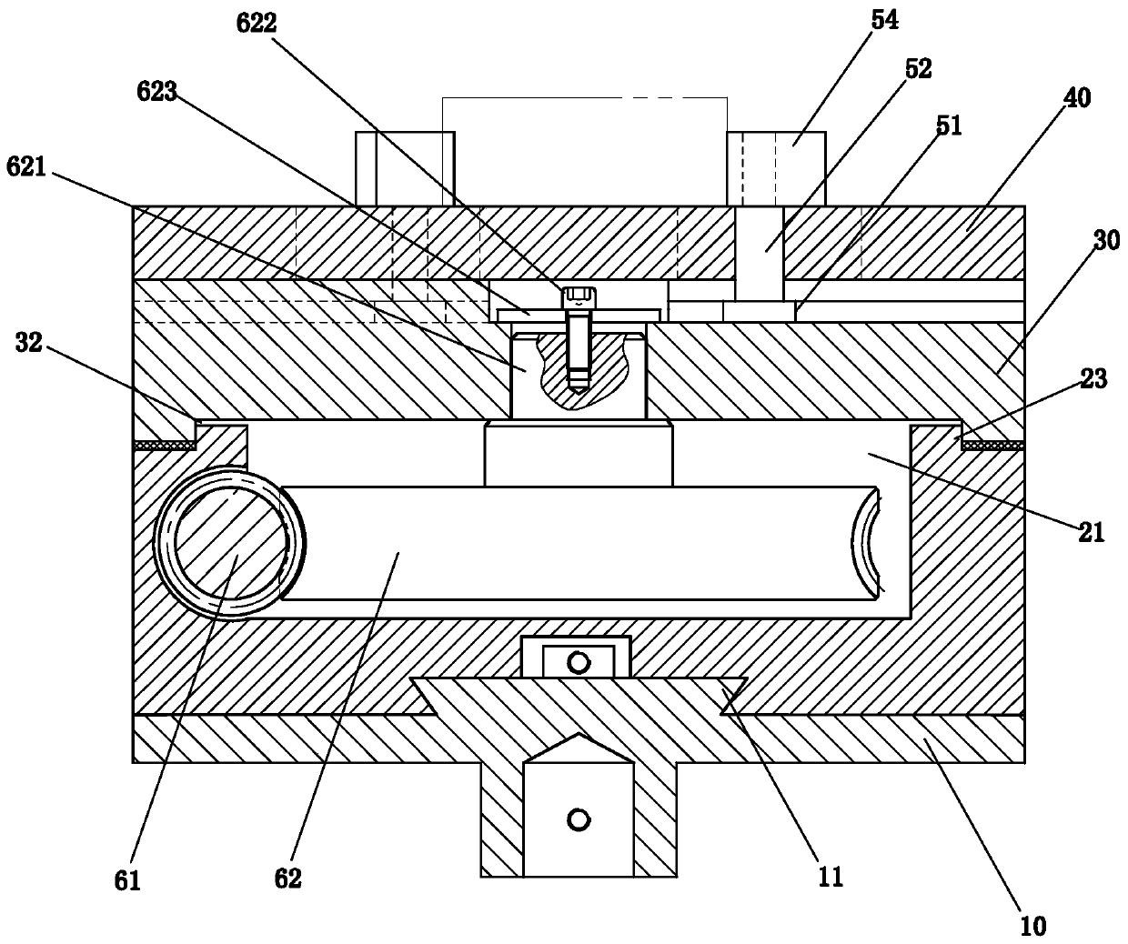 Objective table for detecting hardness of ring type part, micro hardness tester and detecting method thereof