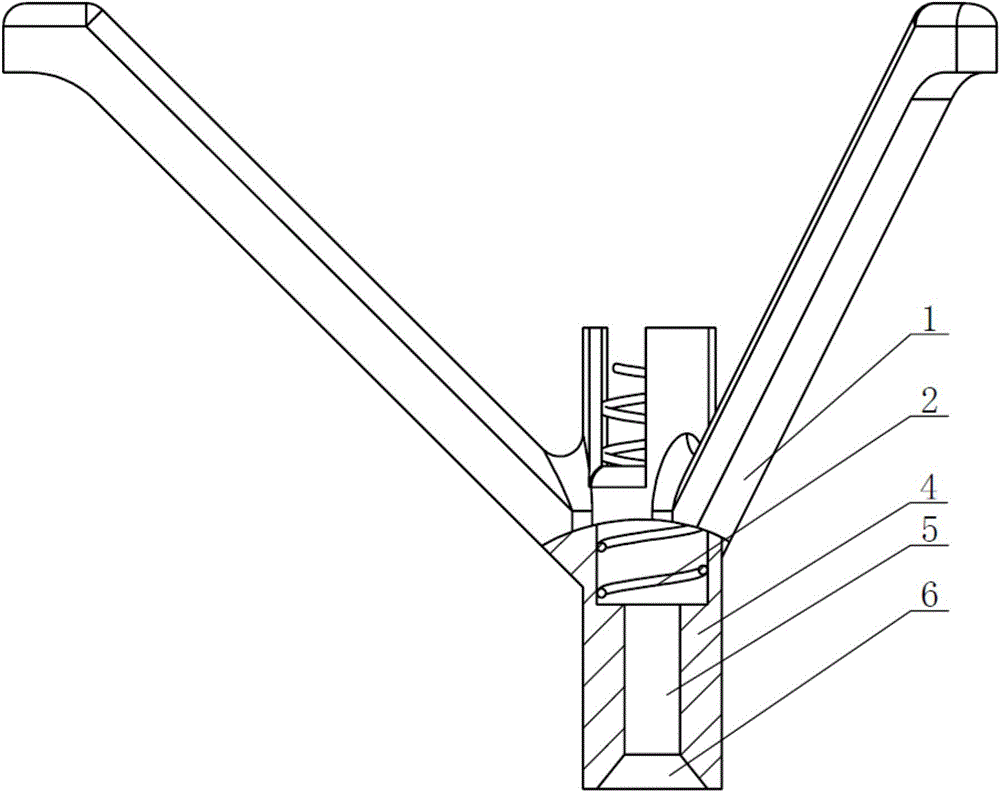 Built-in self-pre-tightening hanging piece of heat exchange tube