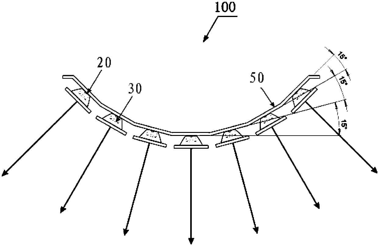 Trimming structure and LED (light emitting diode) lamp adopting trimming structure