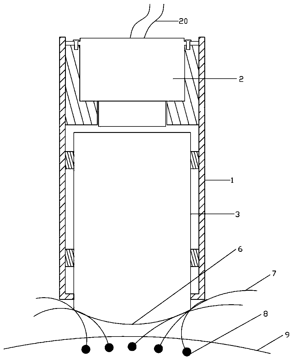 Light source coupled irradiation device for hair growth