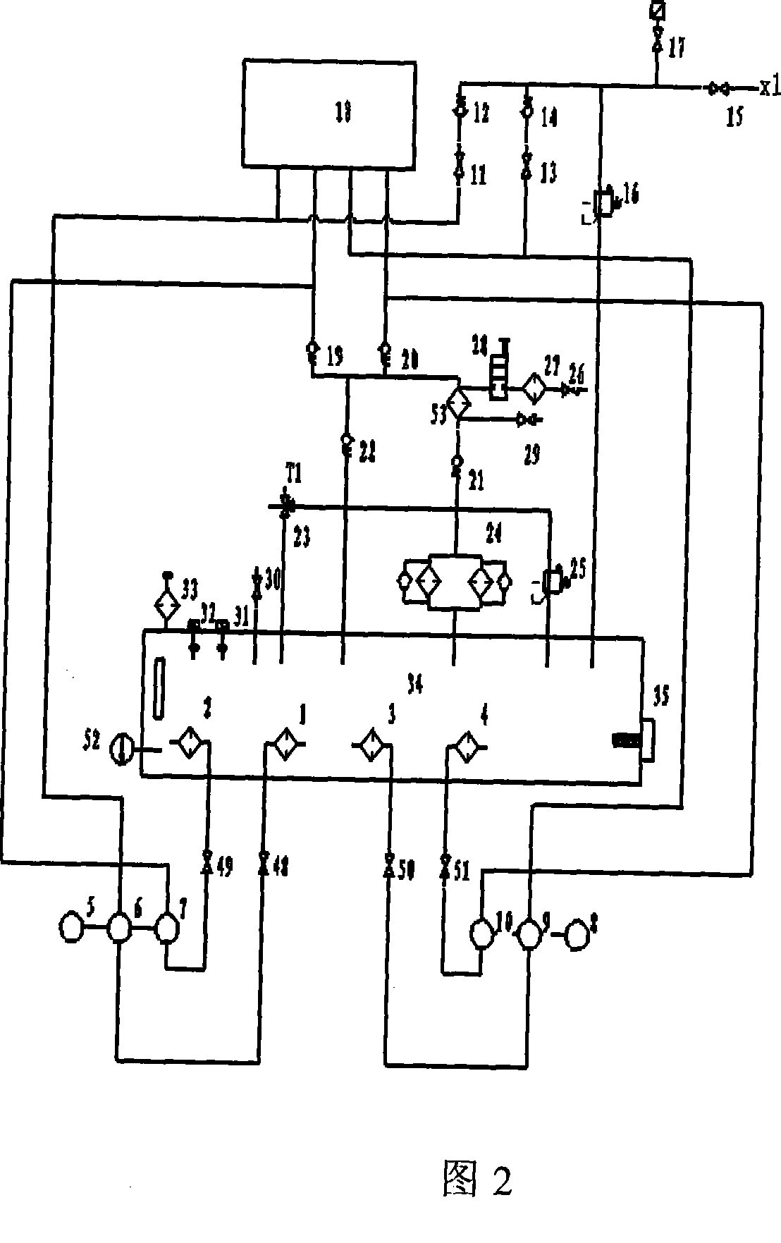 Hydraulic spring automatic hydraulic load-variable device