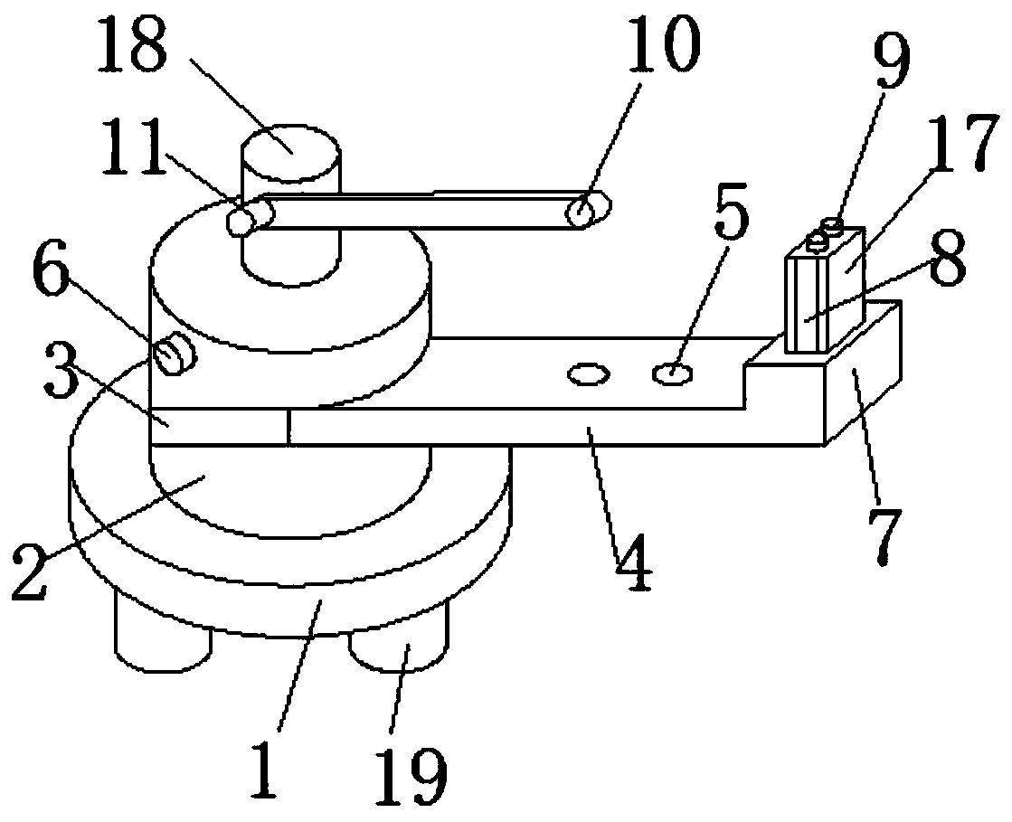 Clamping device for producing and machining cans