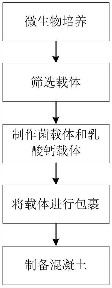 Self-healing concrete and preparation method thereof