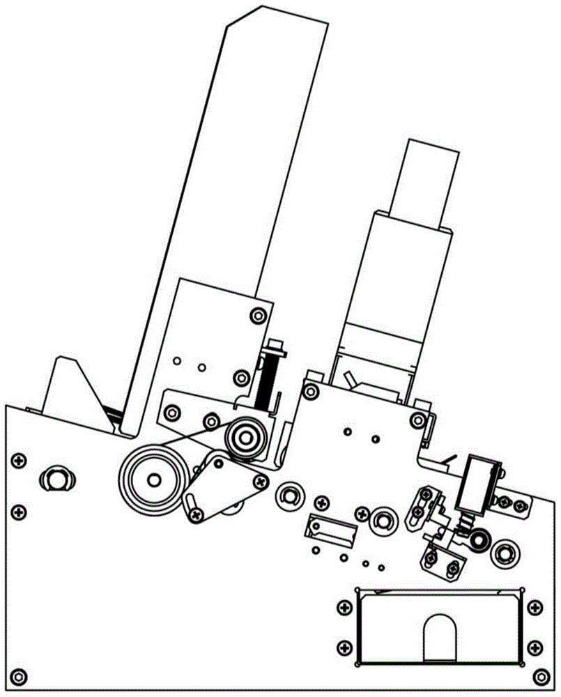 A ticket issuing module for postcard automatic ticket vending machine