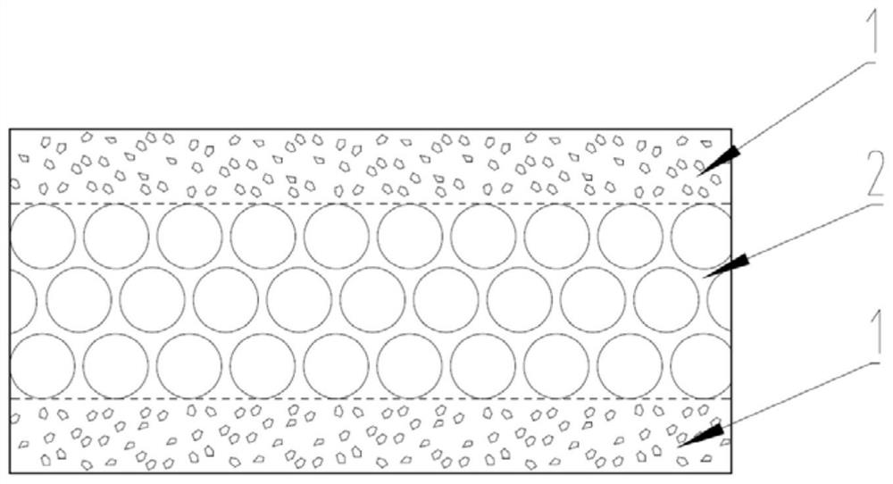 A kind of foamed aluminum sandwich panel with high specific stiffness and its manufacturing method