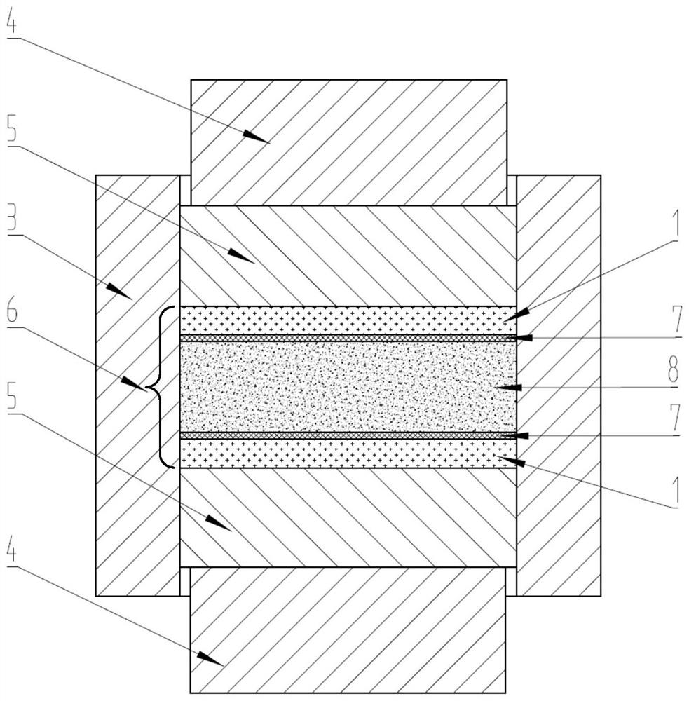 A kind of foamed aluminum sandwich panel with high specific stiffness and its manufacturing method