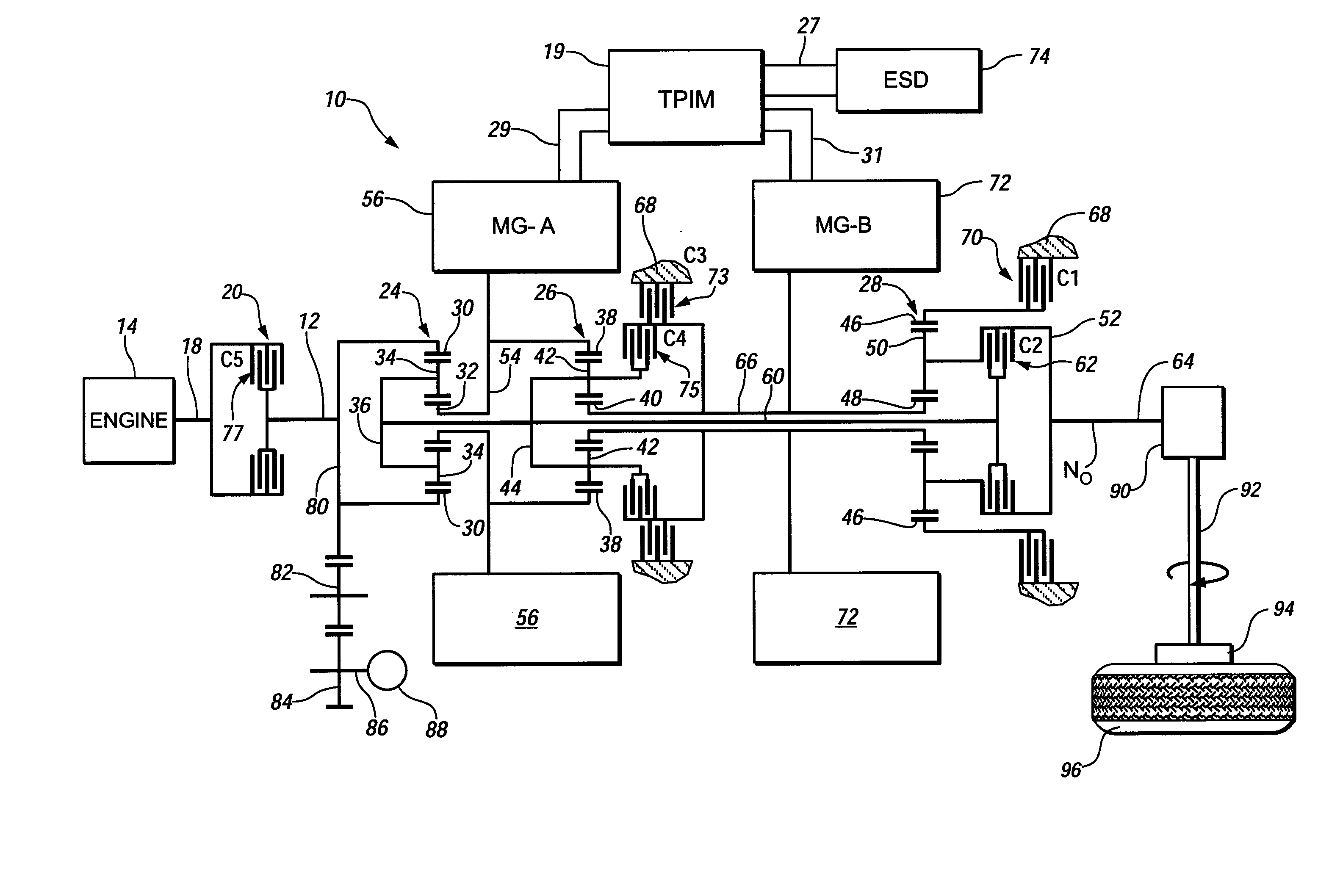 Method and apparatus to monitor operation of an auxiliary hydraulic pump in a transmission