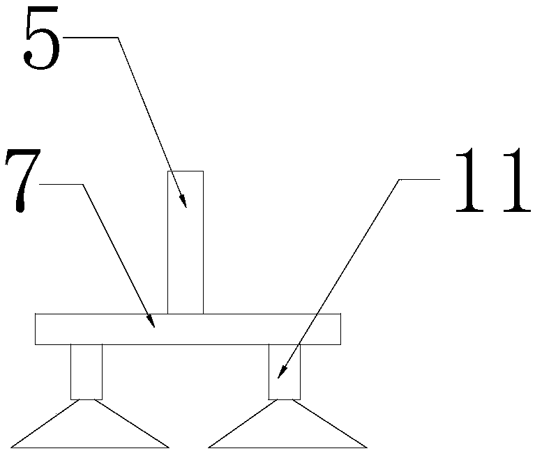 Hull cleaning mechanism of wall climbing robot