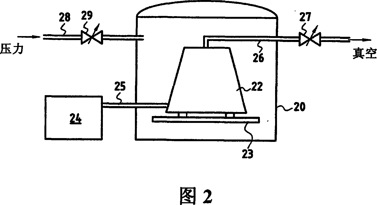 Densification of fibrous structures by resin transfer moulding for making thick parts of composite material