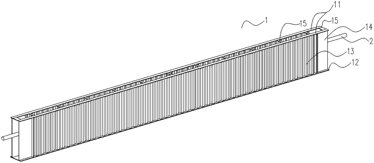 Steel corrugated shell and prestressed concrete composite beam and construction method thereof