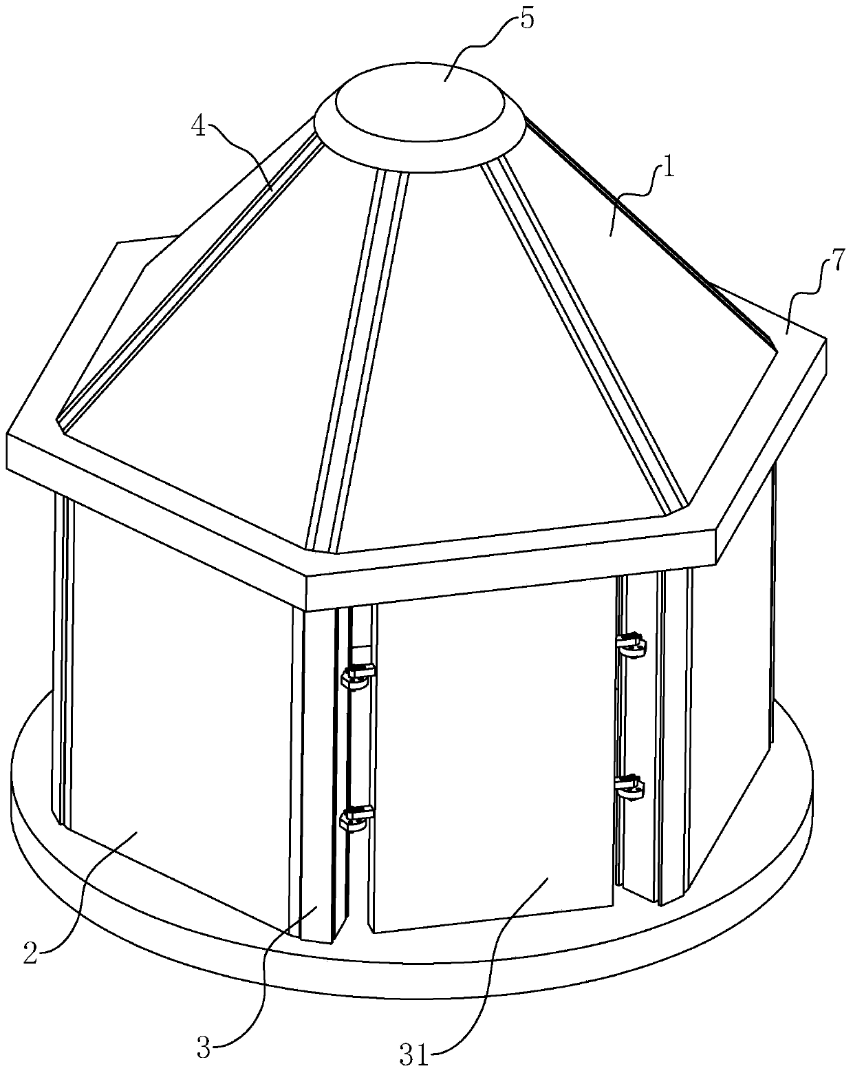 Thermal insulation and energy-saving prefabricated house and assembly method thereof