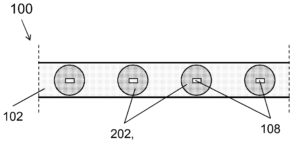 Illuminated stripe and illuminated stripe system