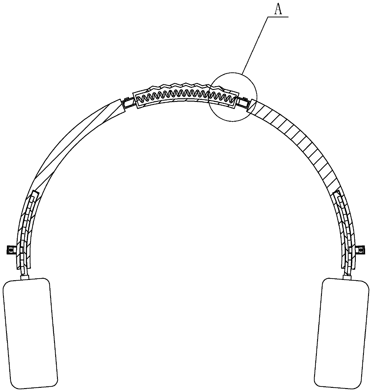 Anti-break earphone for English listening test