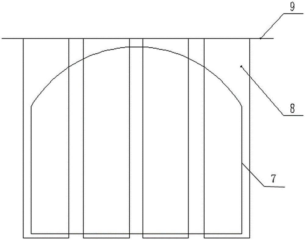 Rockfill dam structure