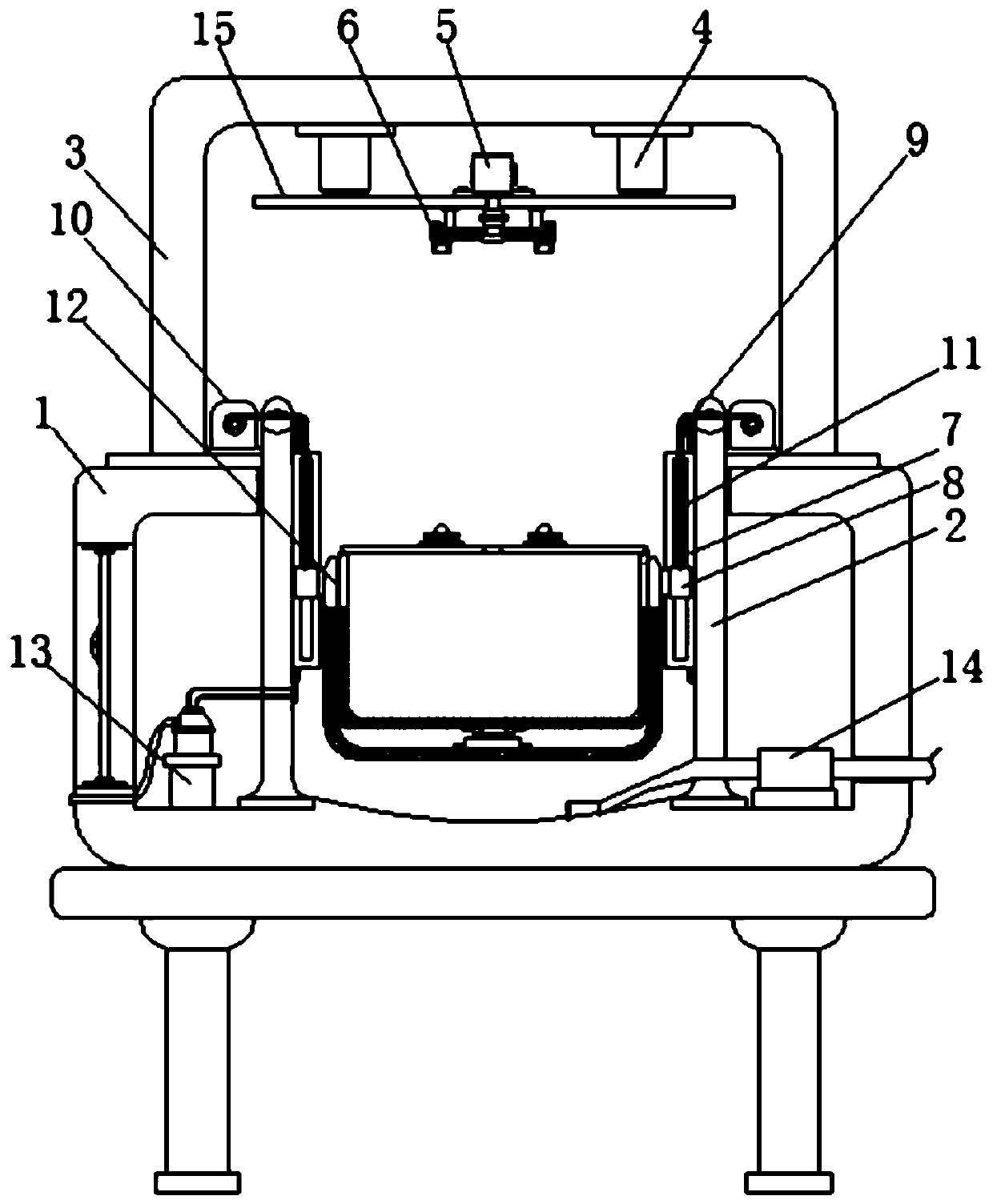 Oil immersion equipment for gear and application method thereof