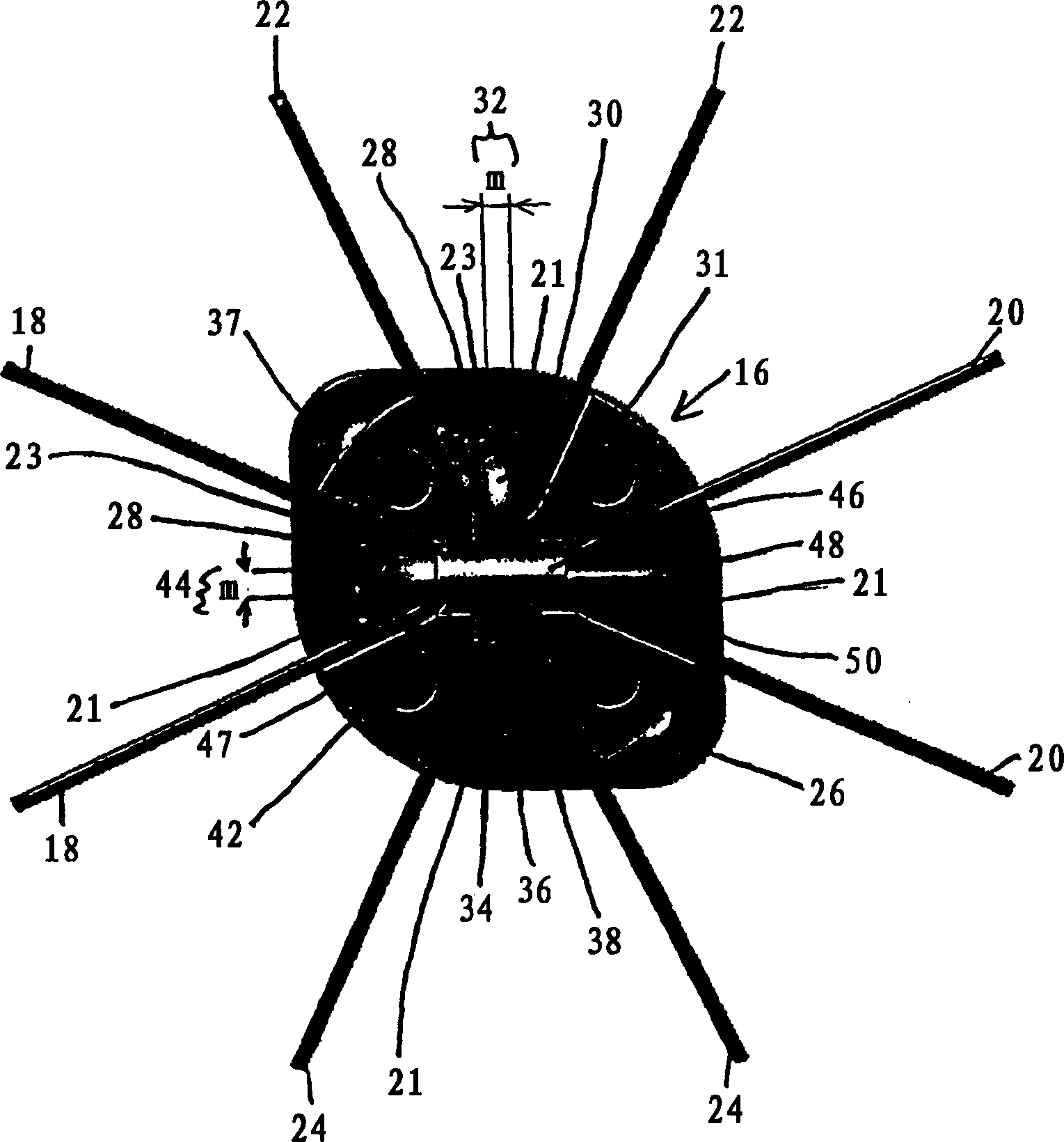 Single or double polarized moulding compound dipole antenna with integral feed structure