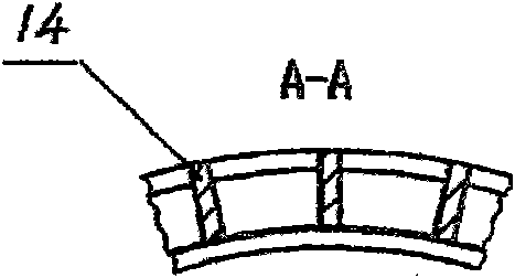 Dynamic sealing device having cooling function for high-power and high-speed submerged motor