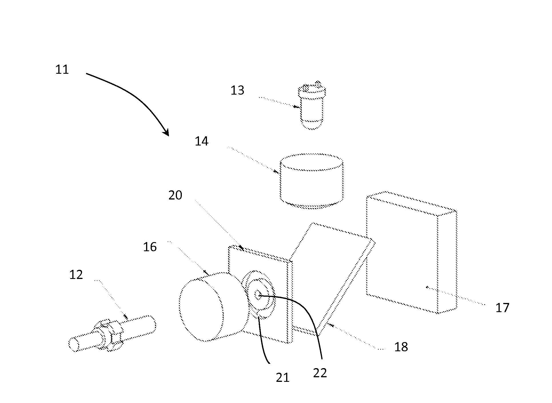 Annulus to create distinct illumination and imaging apertures for an imaging system