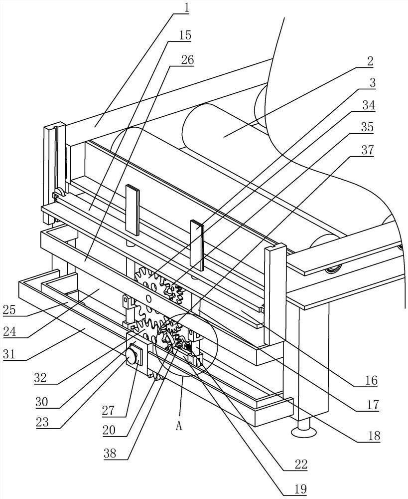 Protection type unpowered roller conveying line