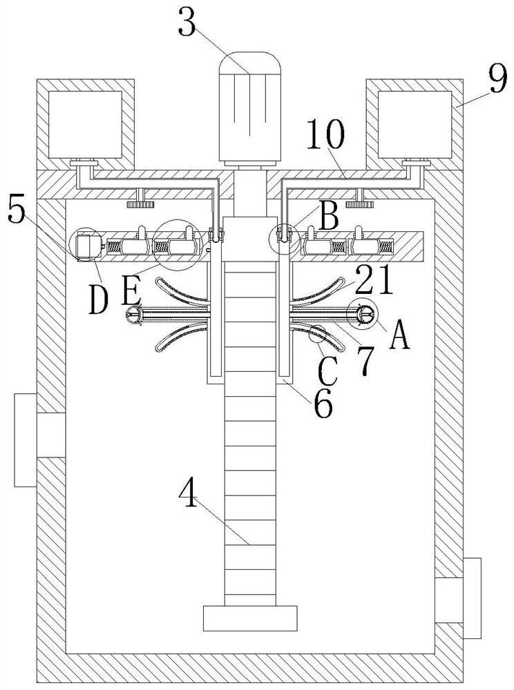 Textile size stirring equipment for spinning