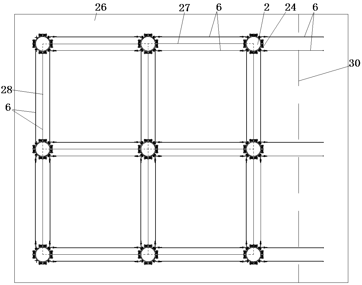 A prestressed fixed deflection structure applied to timber frame and its construction method