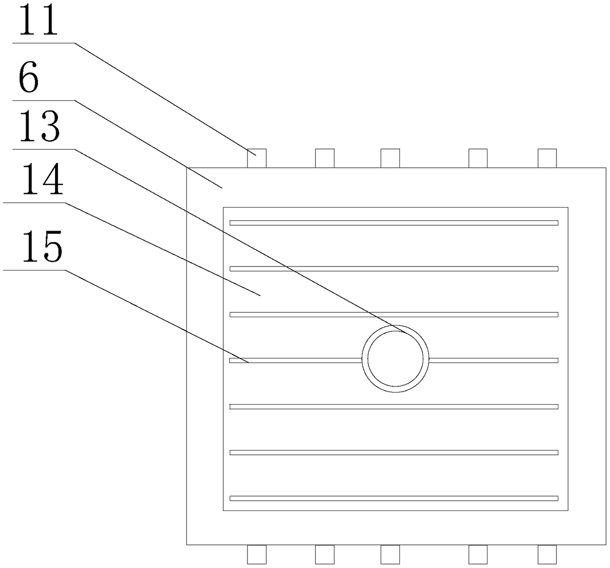 Protective device of photovoltaic cell panel