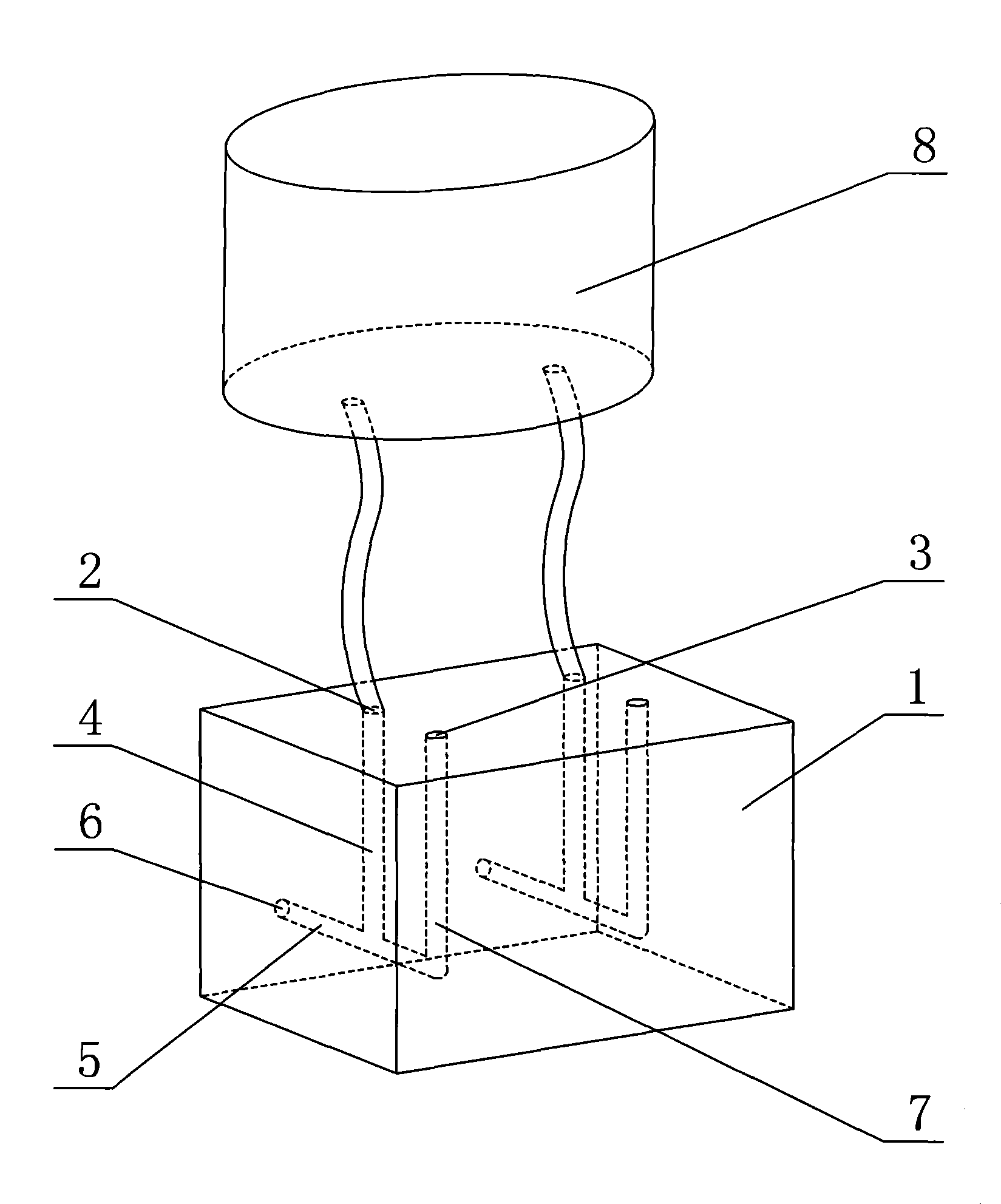 Material feeder in molecular sieve filling machine