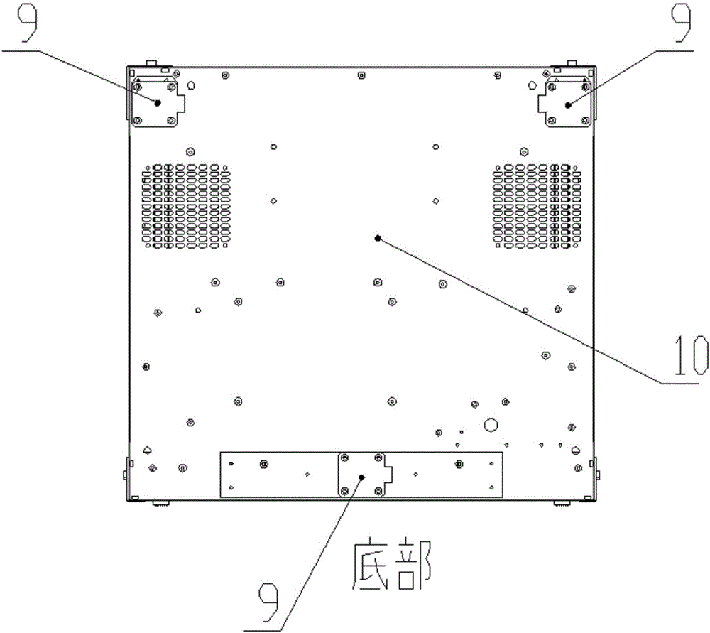 Full-automatic leveling structure for 3D printer